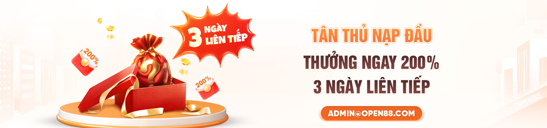 Banner chính thức nhà cái Open88